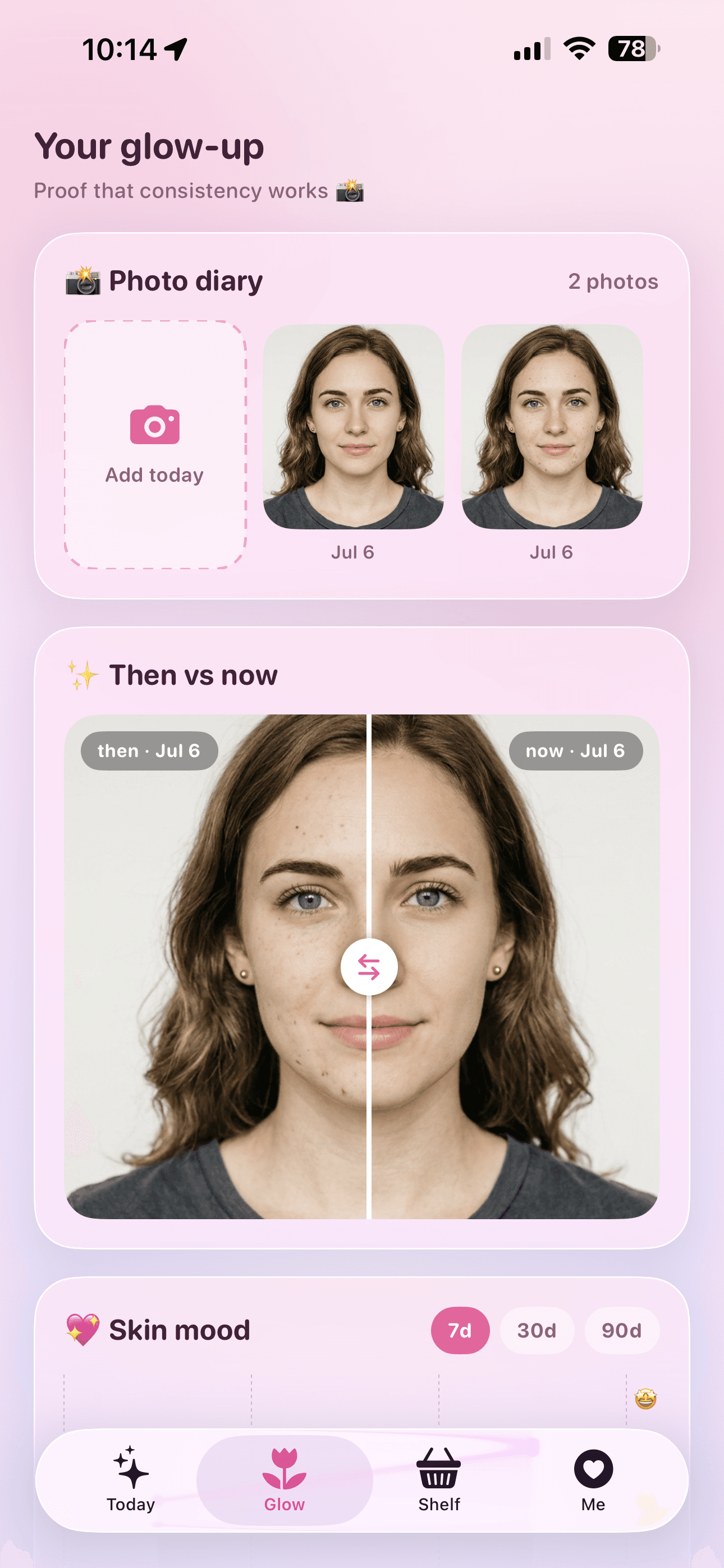 Dewy — app screen 2